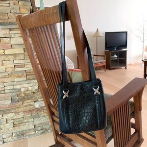 NWOT Brighton Black Leather Bag • Spotless